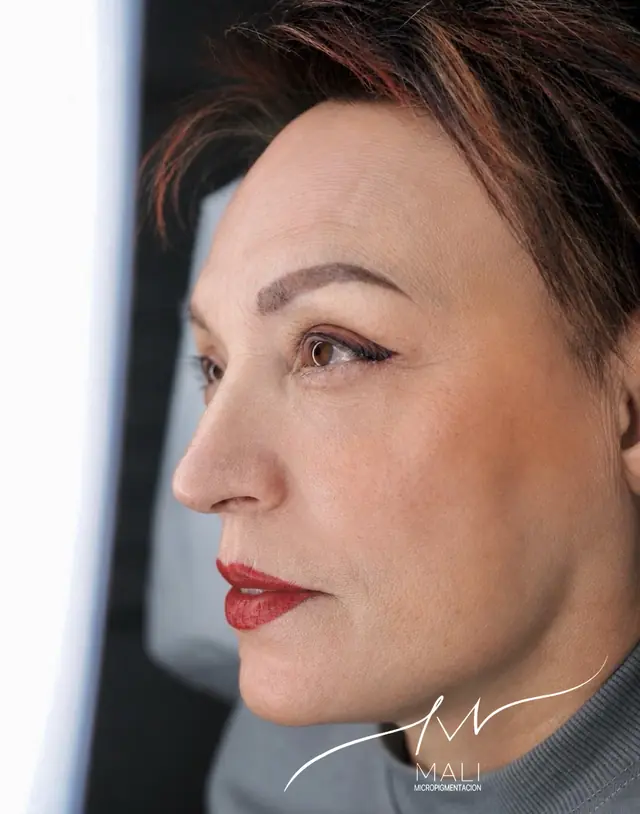 Micropigmentación de labios realizada por Mali